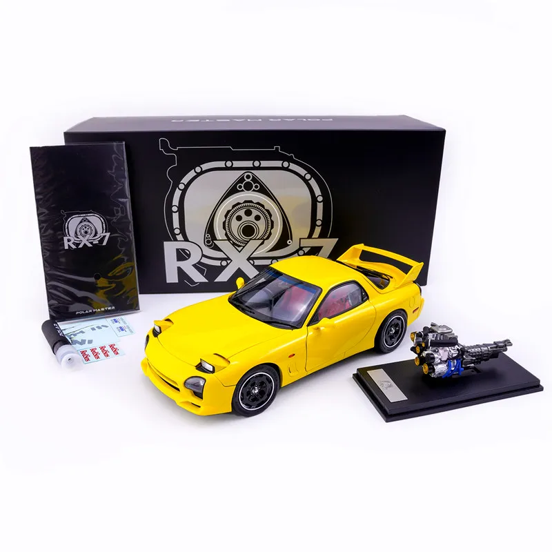 Diecast PM 1:18 Scale Mazda RX7 FD3S Fully Openable Alloy Car Model