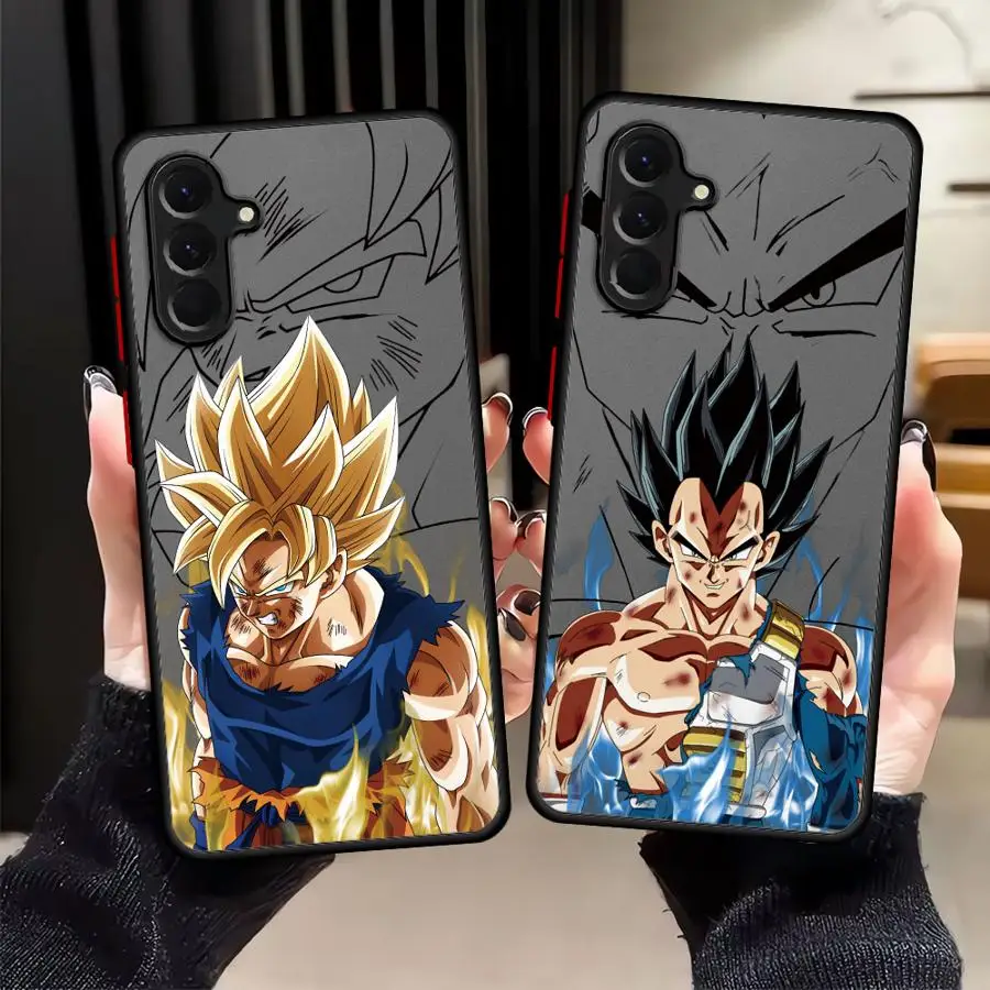 Dragon Ball Anime Cool Caso Della Copertura Posteriore Del Telefono per Samsung Galaxy A73 A34 A21s A24 A35 A36 A53 A52 A56 A22 A25 A26 A54