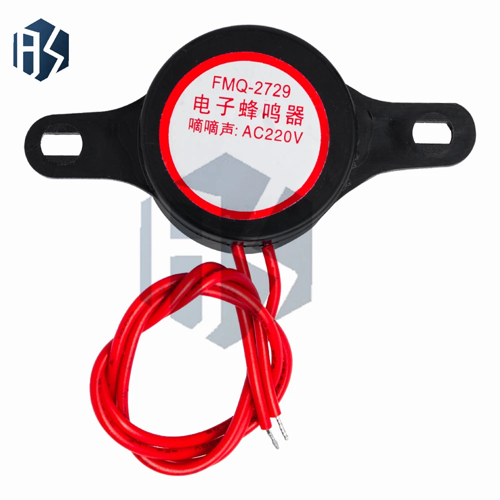 Módulo de campainha de alarme AC220V ZMQ-2729: alta tensão 10mA 90dB – compatível com Arduino e sistemas de segurança