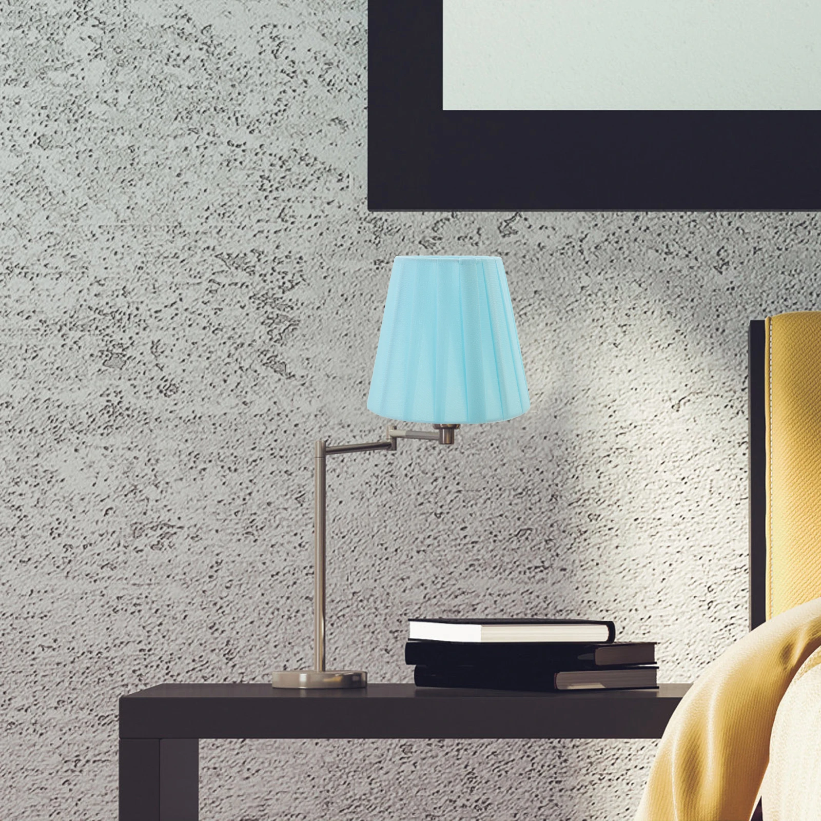 

Fabric Lampshade Sturdy Cloth Iron Vintage Decorative Light Softening Replacement for Desk Wall Floor Decoration
