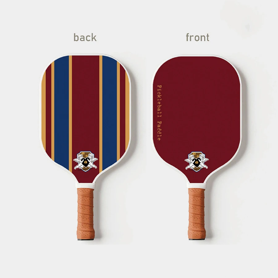 Pickleball Paddles Set of 2 Fiberglass Pickle Ball Paddles with 4 Pickle Balls Durable Racket for Beginners Fashion Pattern