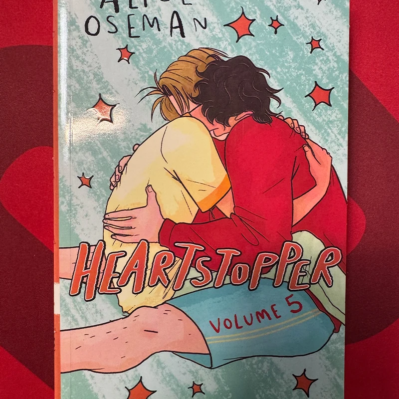 Heartstopper Volume 5 Alice Oseman Graphic Novel English Comic Book Netflix Teen Romance Series Paperback Reading Book