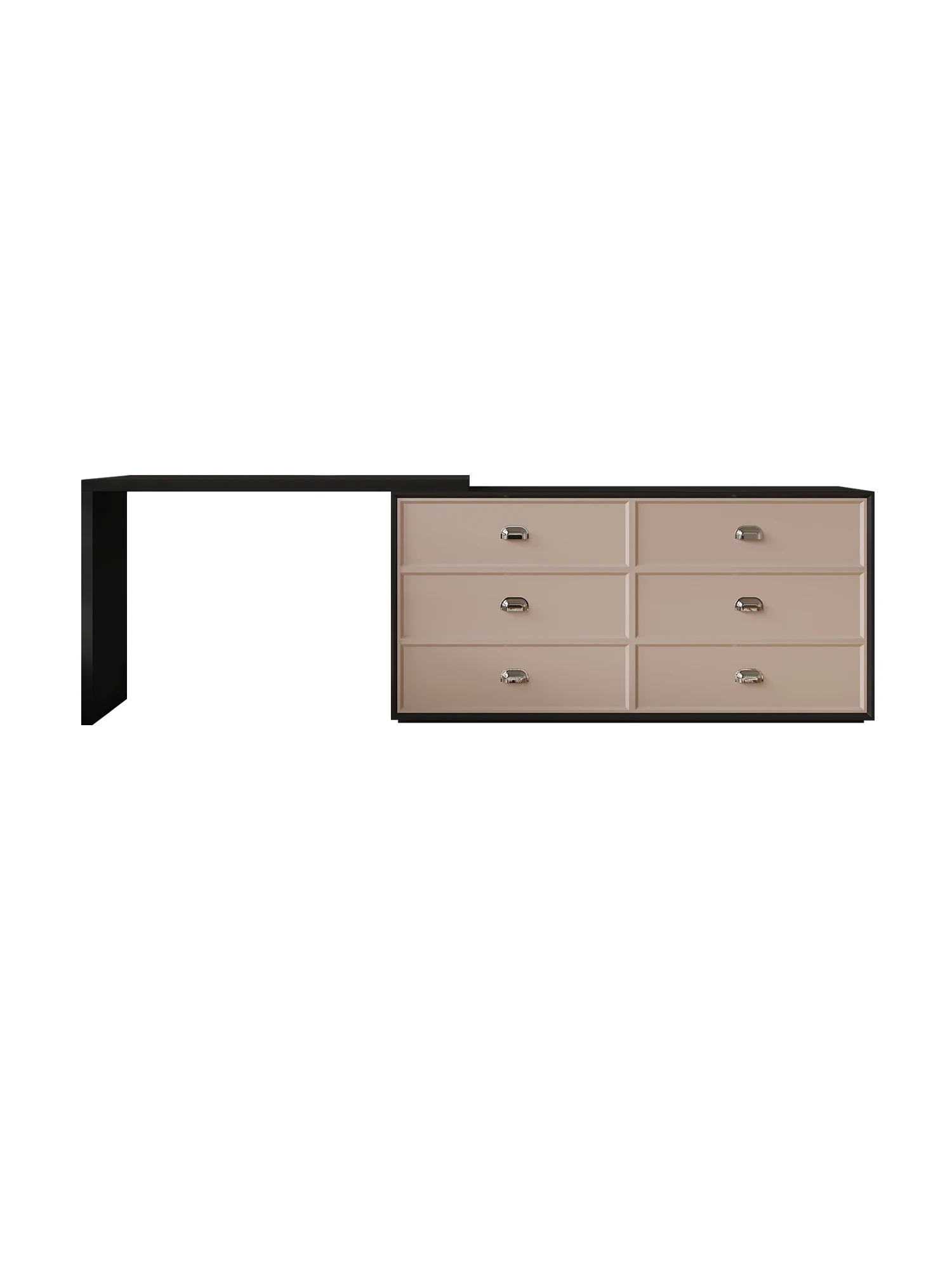 

French retro dresser, chest, integrated dresser, solid wood corner dresser