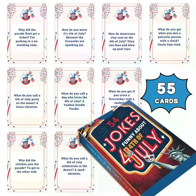 

Family Fun Joke Cards 54pcs Box Parent Child Interactive Educational Card Game Perfect for Party Gifts