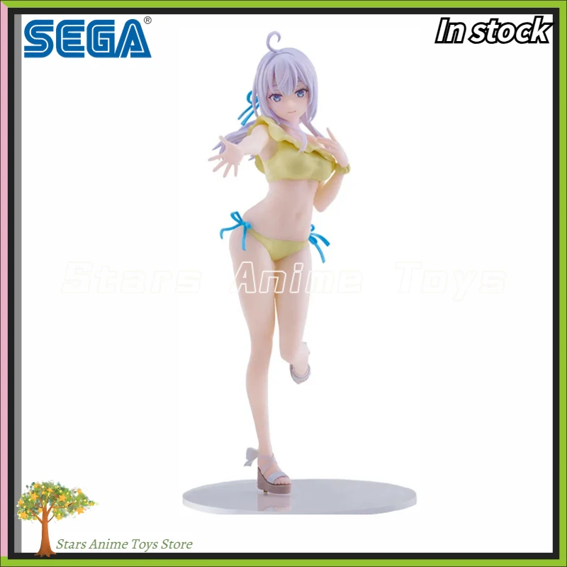 Original SEGA Luminasta Alya Sometimes Hides Her Feelings in Russian Alisa Swimsuit Anime Handmade Model Collection Toys