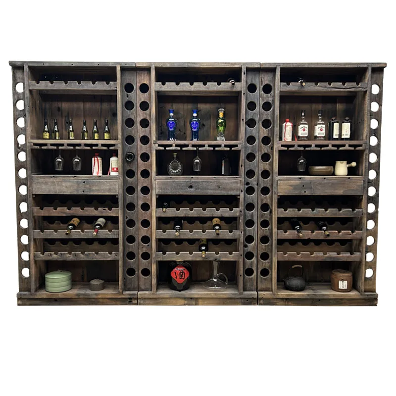 

Гостиная, домашняя перегородка, винный погреб, старая деревянная подставка в стиле ретро, подвесной держатель для бокалов для вина