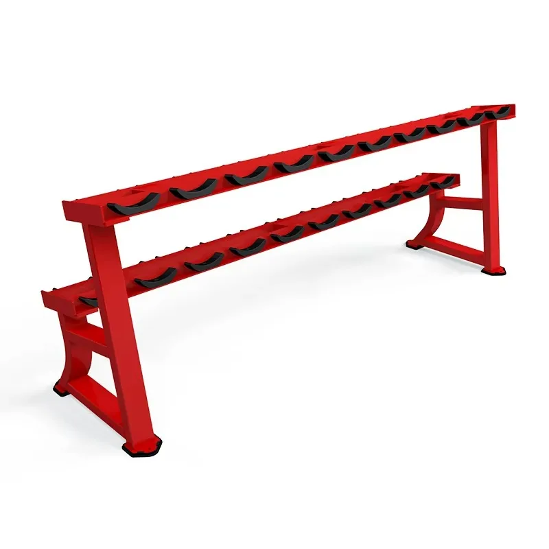 

Training Dumbbell Rack Commercial Gym Fitness Equipment Heavy Duty Steel Stable Durable Structure for Daily Strength Workout