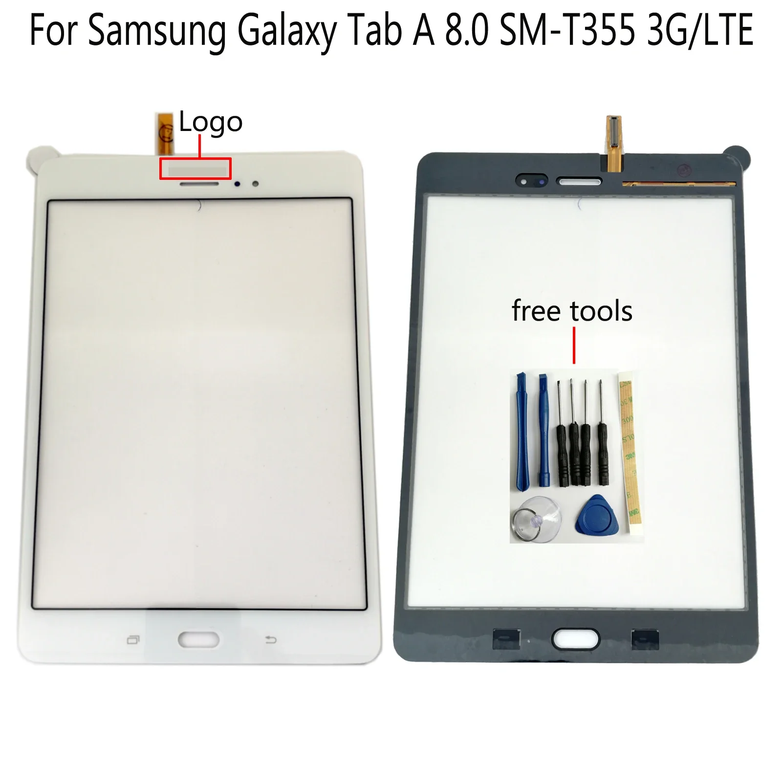 OEM Outer Front Glass +Touch Screen For Samsung Galaxy Tab A 8.0 SM-T355 3G/LTE SM-T355C T355Y