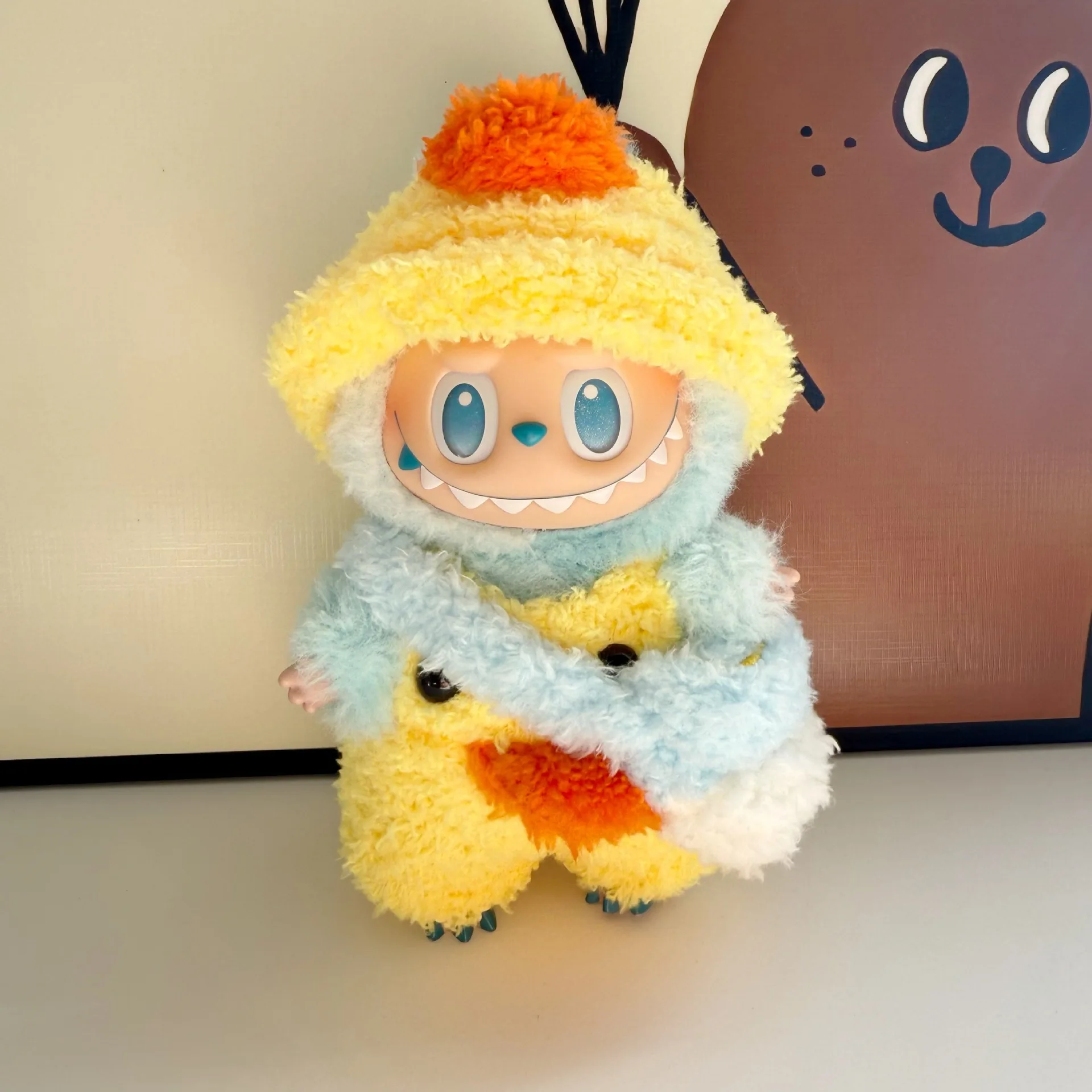 

Одежда для кукол Labubu 15/17 см, милая плюшевая школа 1-го до 3-го поколения - комплект из трех предметов, аксессуары для одежды