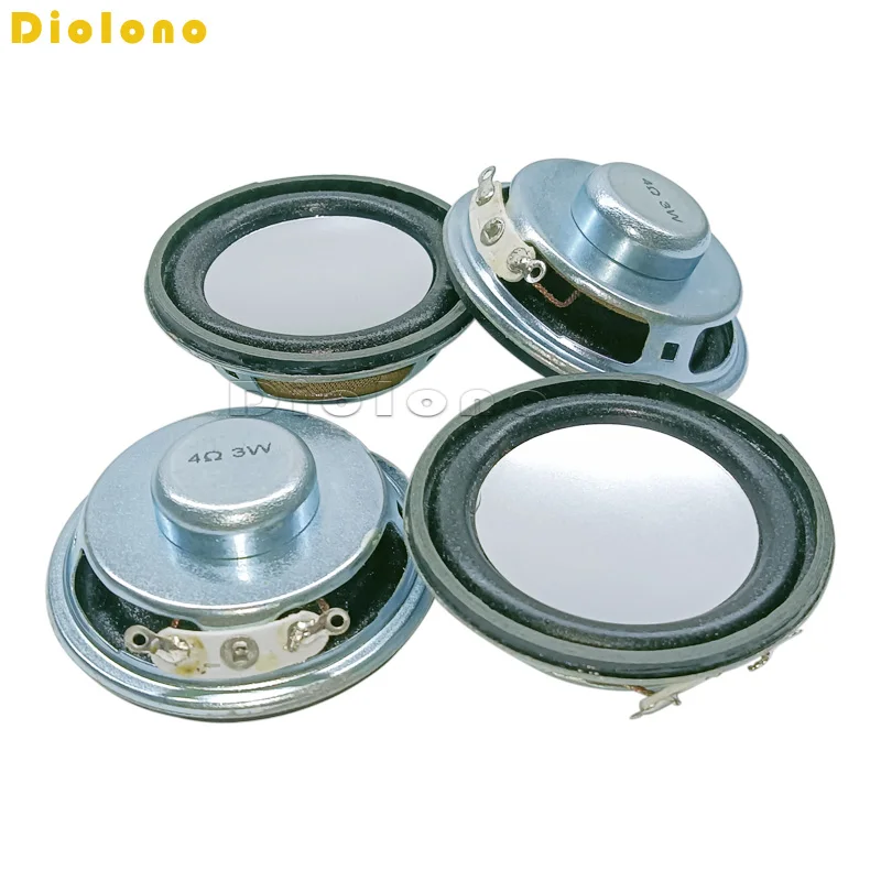 4 ohm 3w luidspreker 45mm 2.2inch luidspreker 18mm interne magnetische schuimrand surround zilverachtige dop hoogte 17mm