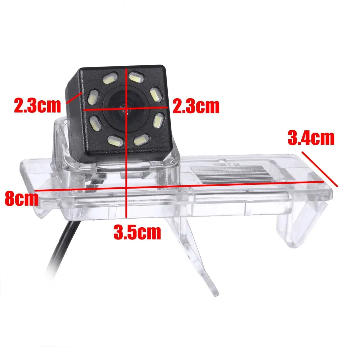 For Renault Clio 4 IV 2012-2019 with 24Pin Adapter Cable Car Rear View Back Up Reverse Camera Sets Clear Night Vision RCA