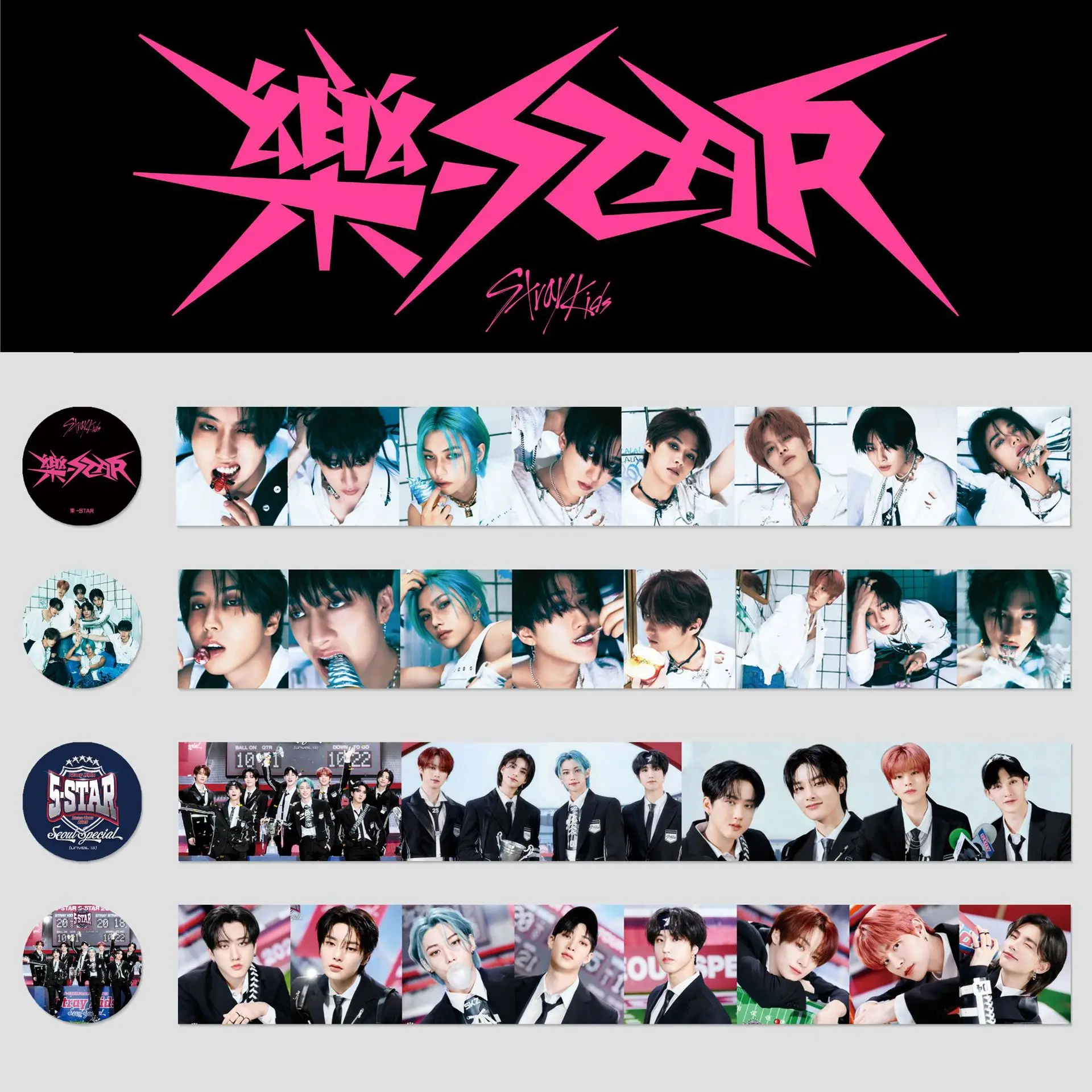 

Клейкие ленты Washi Stray Kids STAR с Хёнджином, Ли Ноу, Феликсом, Сонгмином, Ханом, I.N, Чанбином, Банчаном, K-pop фотостикеры для скрапбукинга, подарков и DIY-проектов