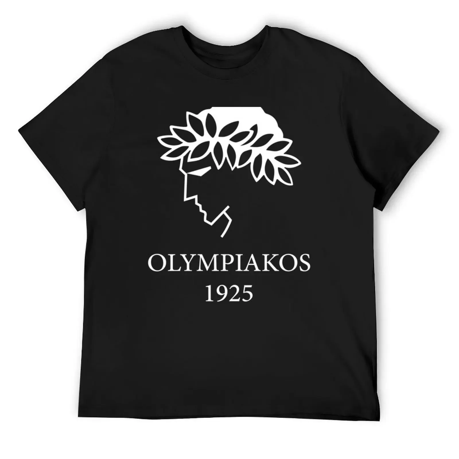 Olympiakos T-Shirt blacks sublime oversized graphic tee quick drying black t shirts for men