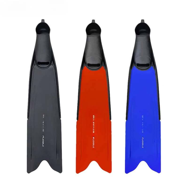 

Diving Equipment Foot Pocket Flipper Soft Silicone Rubber Fin Long Blade Neoprene Scuba Freediving Fins