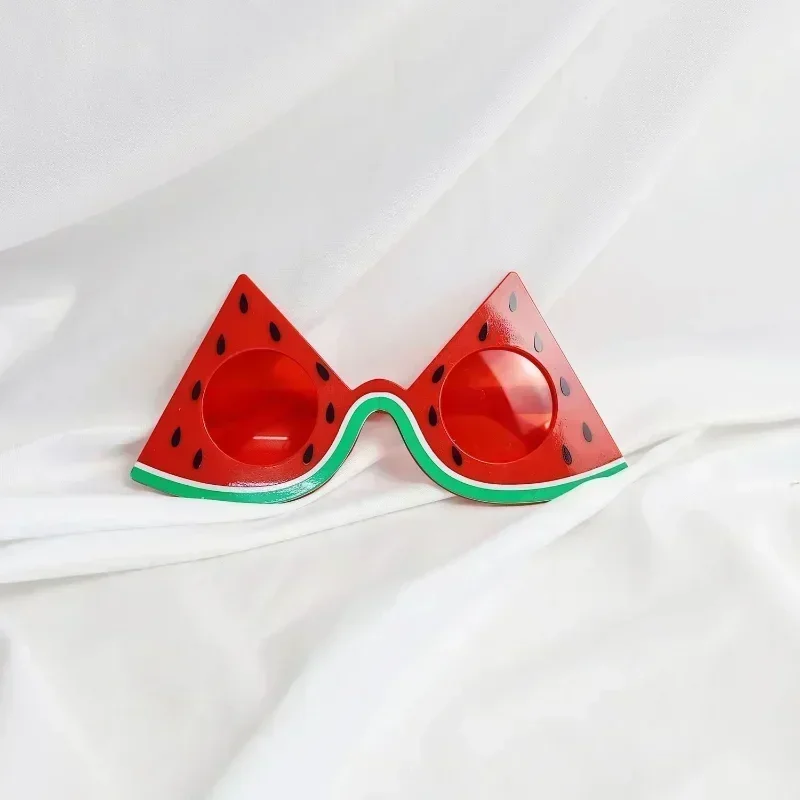 Watermelon Shaped Sunglasses Adult Glasses Summer Fruits Theme Party Hawaii Beach Boy and Girl Birthday Event Parties Decoration