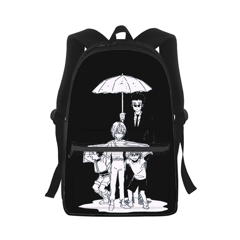 HUNTER×HUNTER Anime Men Women Backpack 3D Print Fashion Student School Bag Laptop Backpack Kids Travel Shoulder Bag