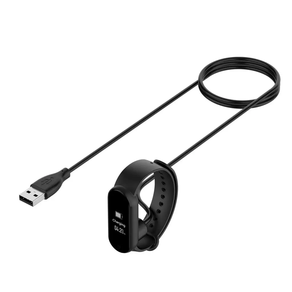 Novo carregador para 5 pulseiras cabo de carregamento usb fio 50cm