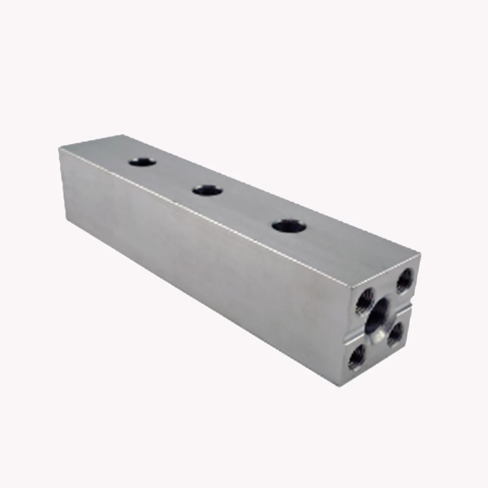 Waterjet Cutting Machine Supplier Pressure Manifold, Body Only End Cap Water Jet Intensifier Part Pressure Manifold Block 301350