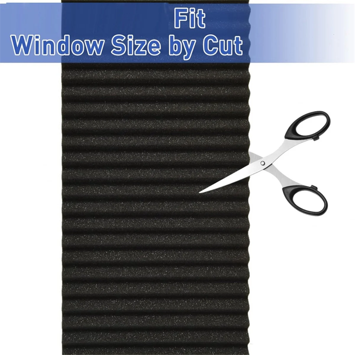 Ar condicionado de janela A86I, painel de espuma isolado lateral, isolamento térmico e de rascunho, vedação de janela de painéis de duas peças