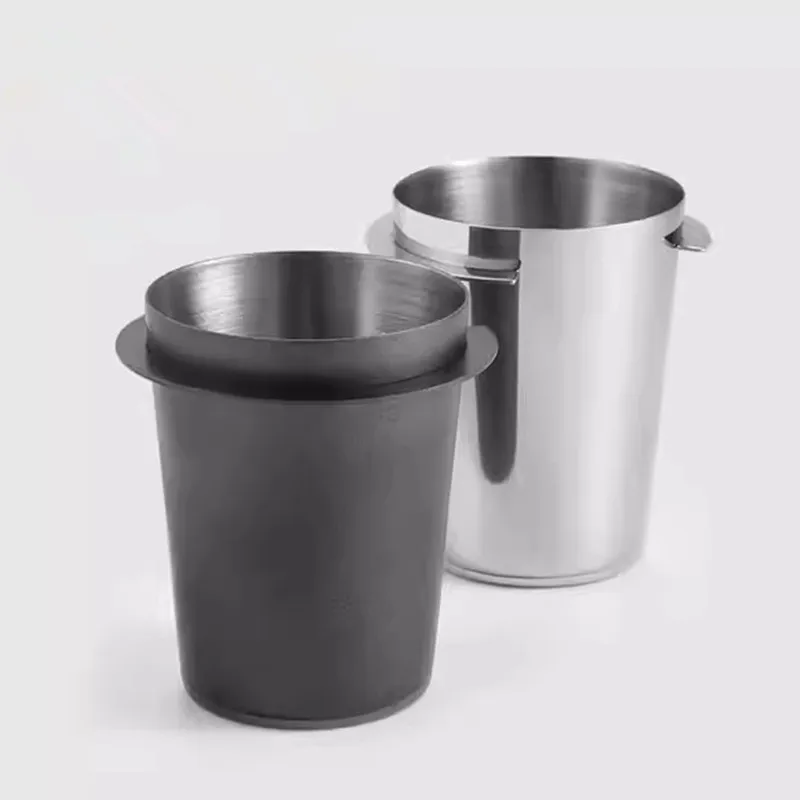 

58/53/51mm Coffee Dosing Cup Sniffing Mug for Espresso Machine Wear Resistant Stainless Steel Coffee Dosing Cup Coffee Tool