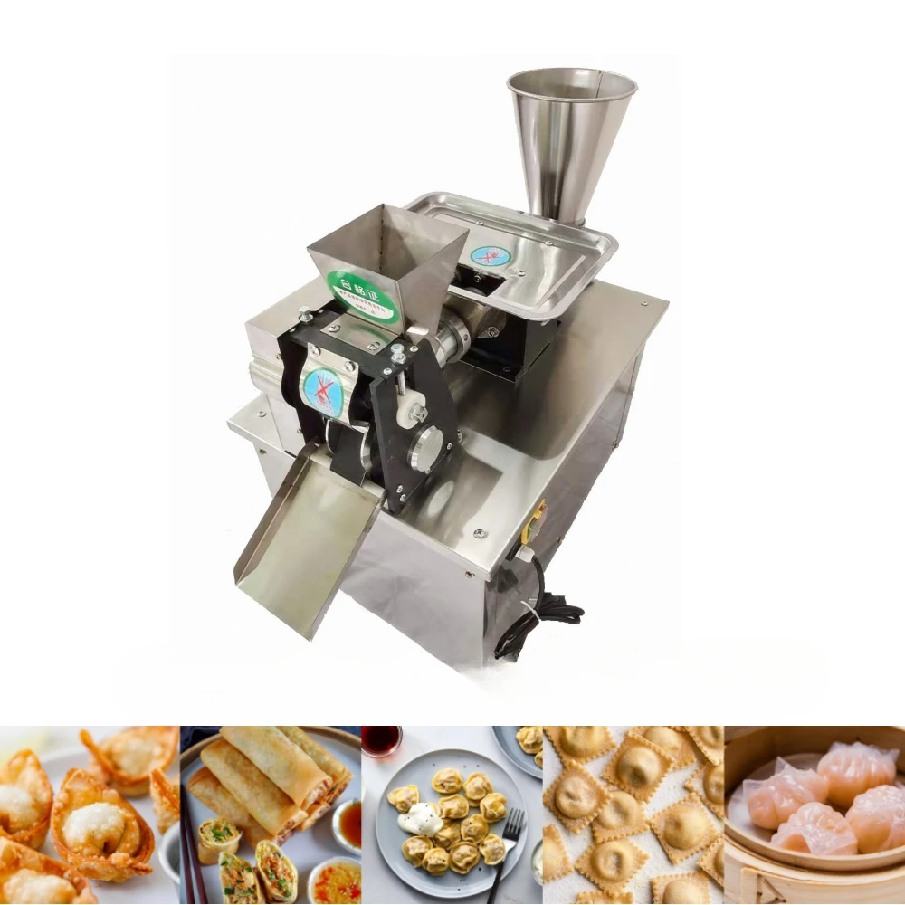 110V 220V Automatic Dumpling Gyoza Machine Russia Ravioli Pierogi Pelmeni Empanada Samosa Making Machine