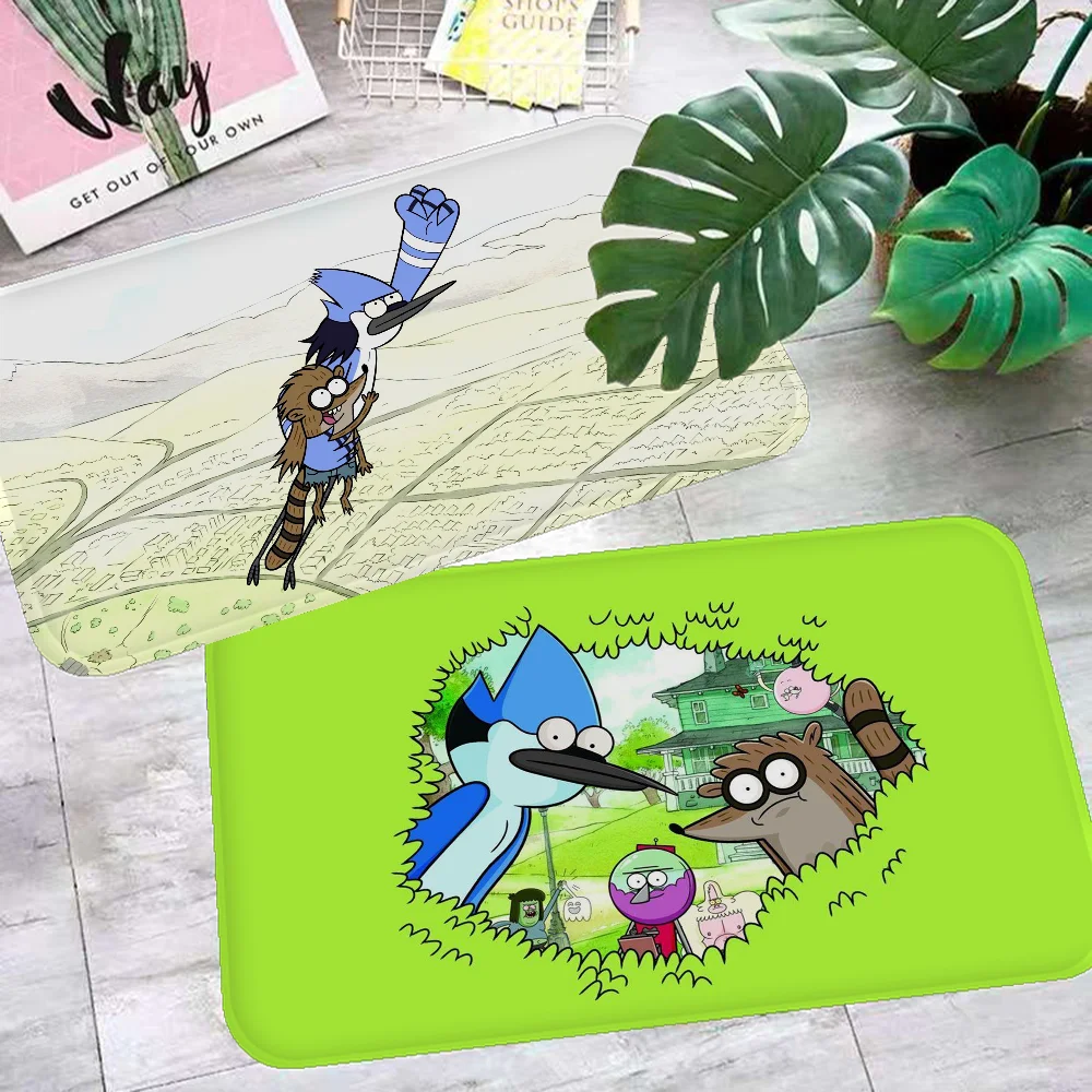 

Regular Show Floor Mat Kids Room Bedroom Decoration Balcony Anti-Slip Doormat Living Room Welcome Rug