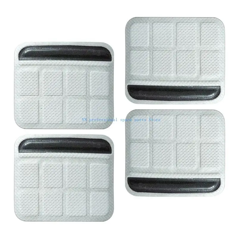 41XA 4Pcs Washable Helmets Foam Cushion Set with Chin Cup Suitable for Electric Scooters and Bicycles Enhanced Riding Comfort