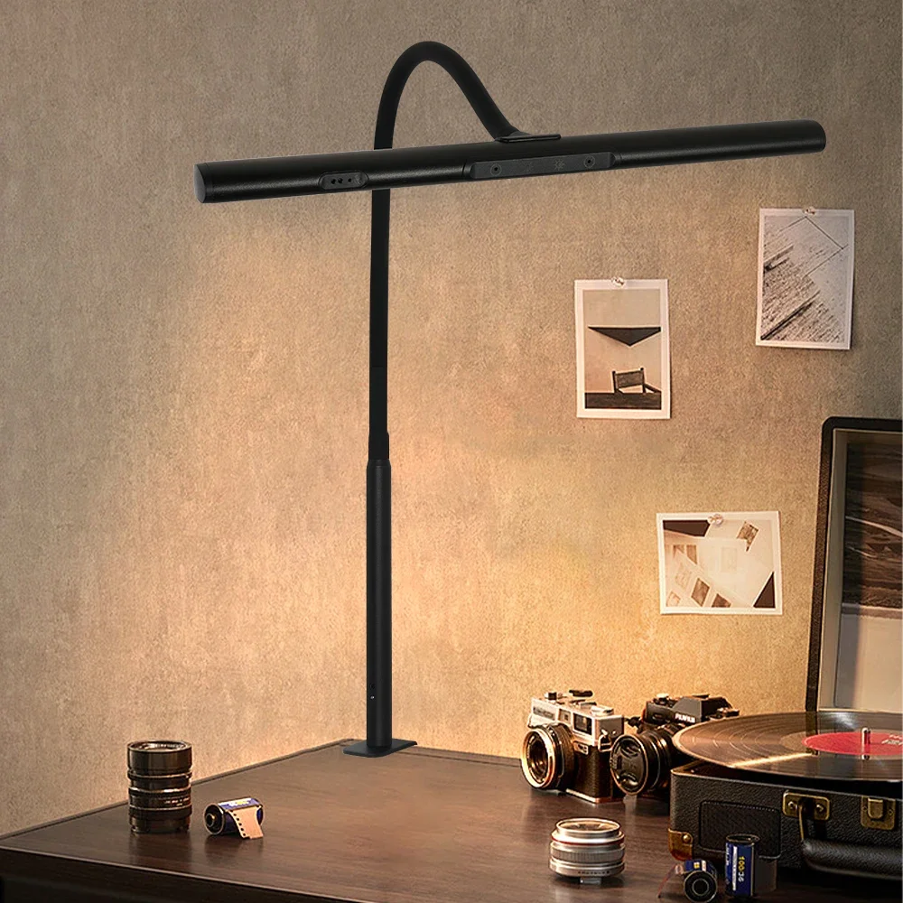 LED Clip Reading Desk Lamp Architect Table Light Foldable Swing Arm Desk Lamp Eye Protection Modern Lamp for Home Office Light