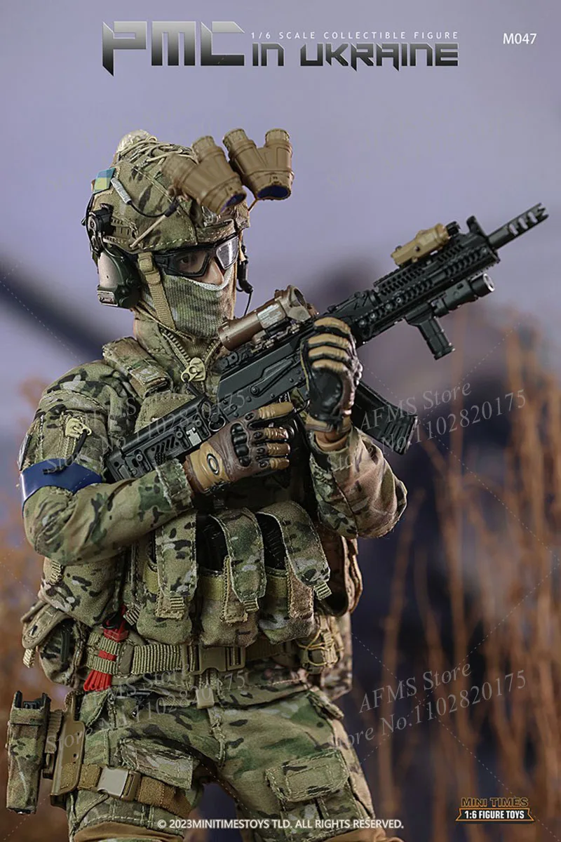 Mini Times Toys M047 1/6 Scale Collectible Figure PMC Military War Collection Dolls Full Set 12Inch Men Soldier Action Figure