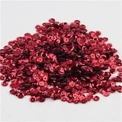 Round Cup Sequin 4mm Multi Color Sequins for Sewing Crafts