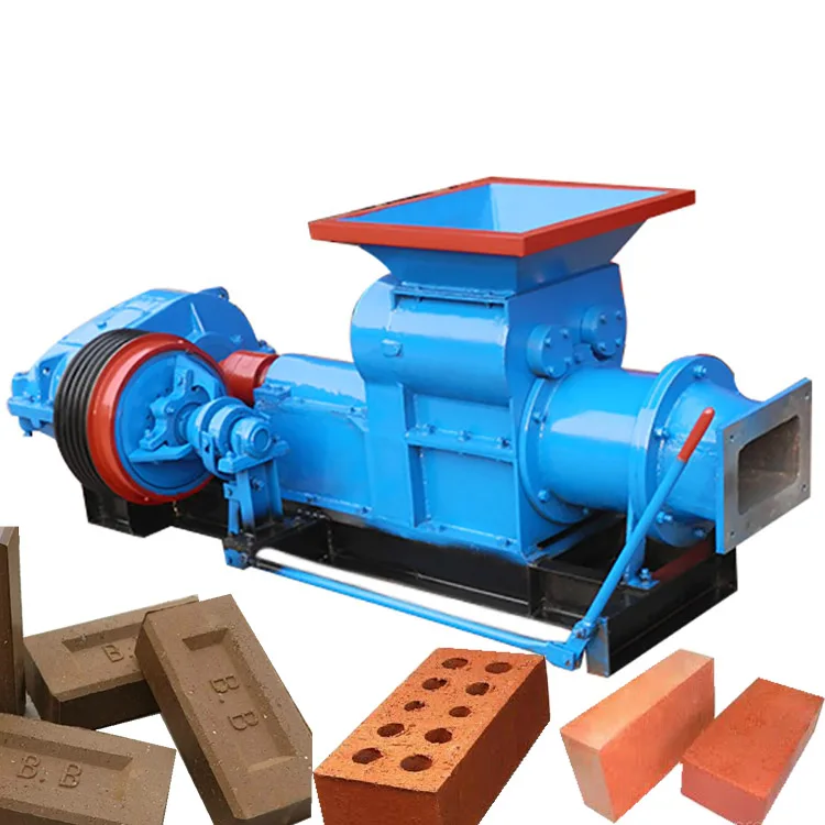 Customized Semi Automatic Concrete Paving Hollow Paver Brick Machine 220V PLC Components Good