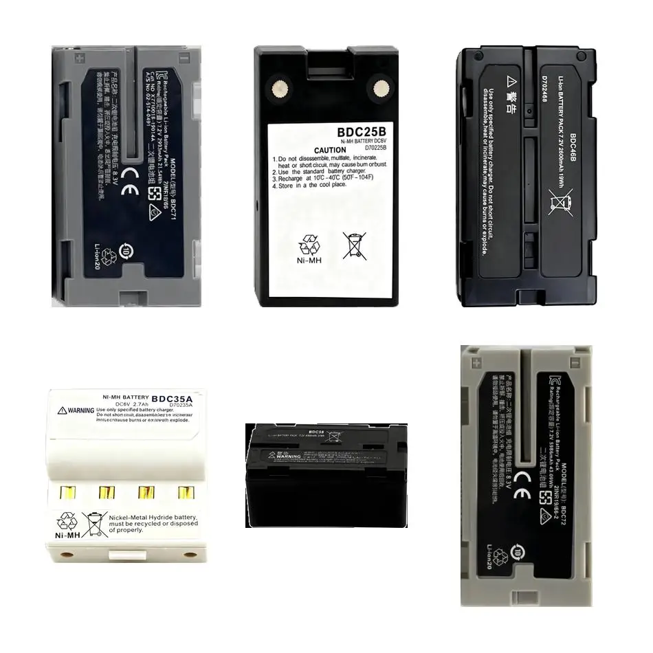 

Аккумулятор для GM52 Sokkia 130R 3D Bdc-25 Set030r Set230r Set330r Set530r 2100 Тахеометр BDC71 GM-52 BDC25B BDC35A