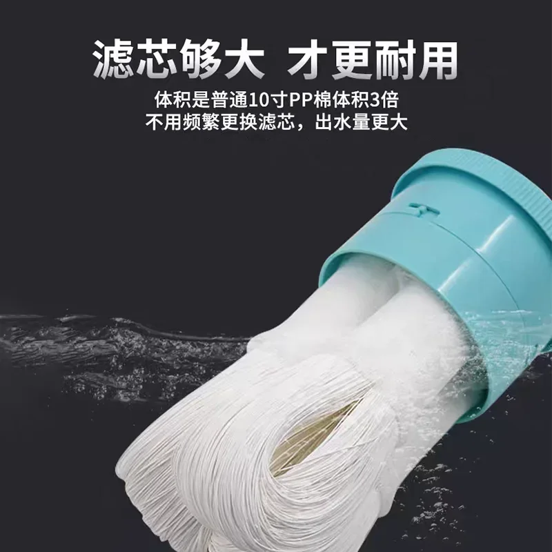 NF 10inch 20inch Jumbo Filter Cartridge Washable UF Membrane for Water Recycling Big Flow PVDF Hollow Fiber Filter Purification