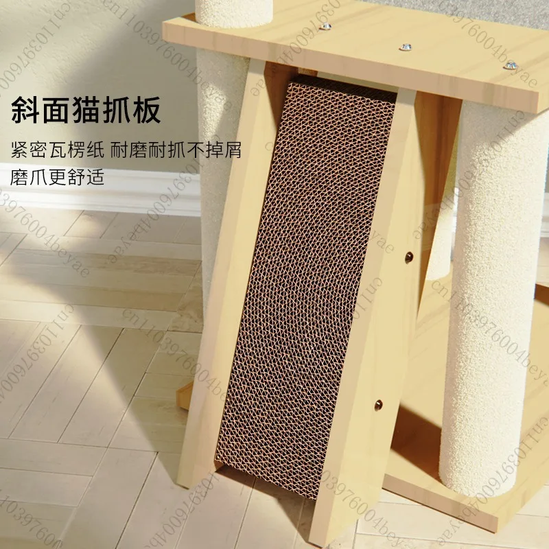 hot-selling cat nest climbing frame integrated frame cat villa jumping platform space capsule universal for