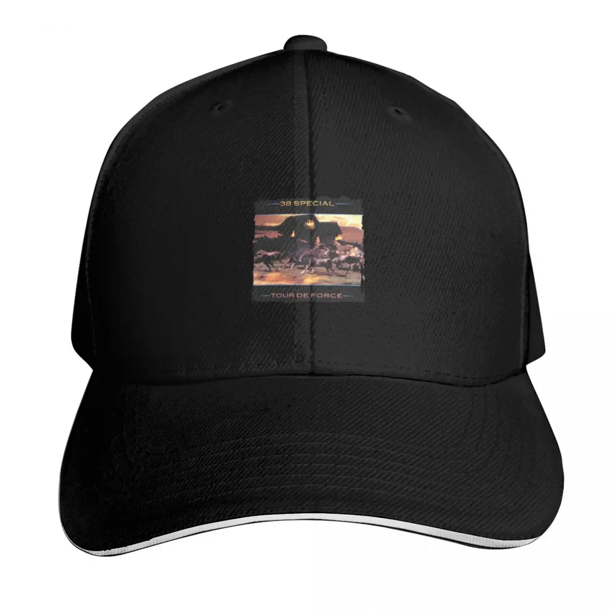 Tour de Force Baseball Cap Six Panel Structured Crown Sun Protection UPF 50+ Breathable Mesh Back