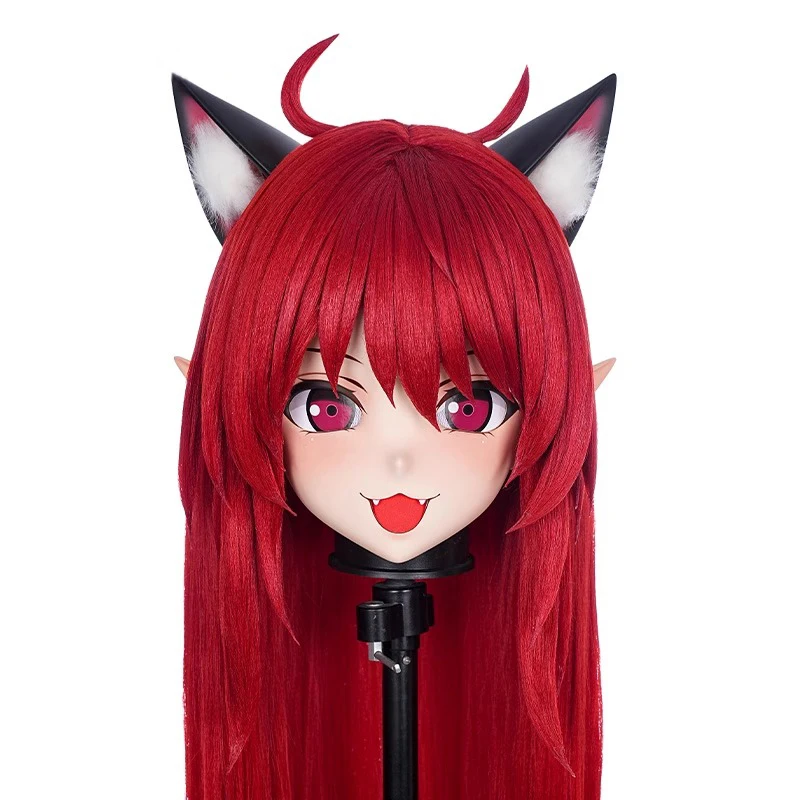 

Full headband lock Customize Full Crossdress Doll Female/Girl Cartoon Character Kig Cosplay Japanese Anime Kigurumi Masks
