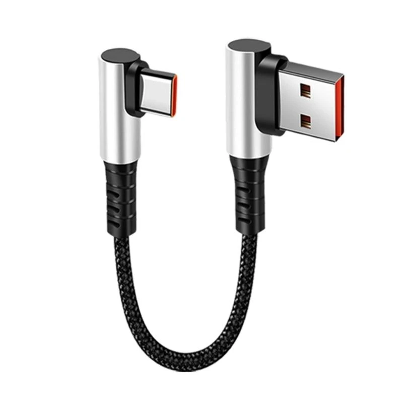 Nylon geflochtenes Quick -Ladungs ​​-USB zum Typ -C -Ladedatenkabel mit 6A -Hochgeschwindigkeitstransfer für Spielgeräte