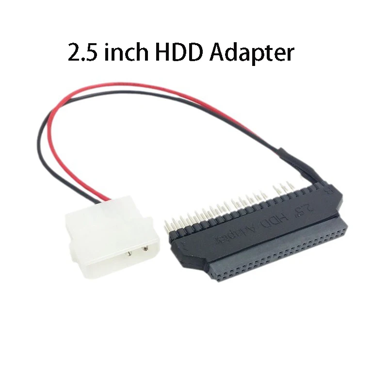 IDE Converter 2.5inch to 3.5inch Convert Adapter for Laptop Hard Drive Cable Splitter 44 PIN to 40 PIN Power Wire Extend Line