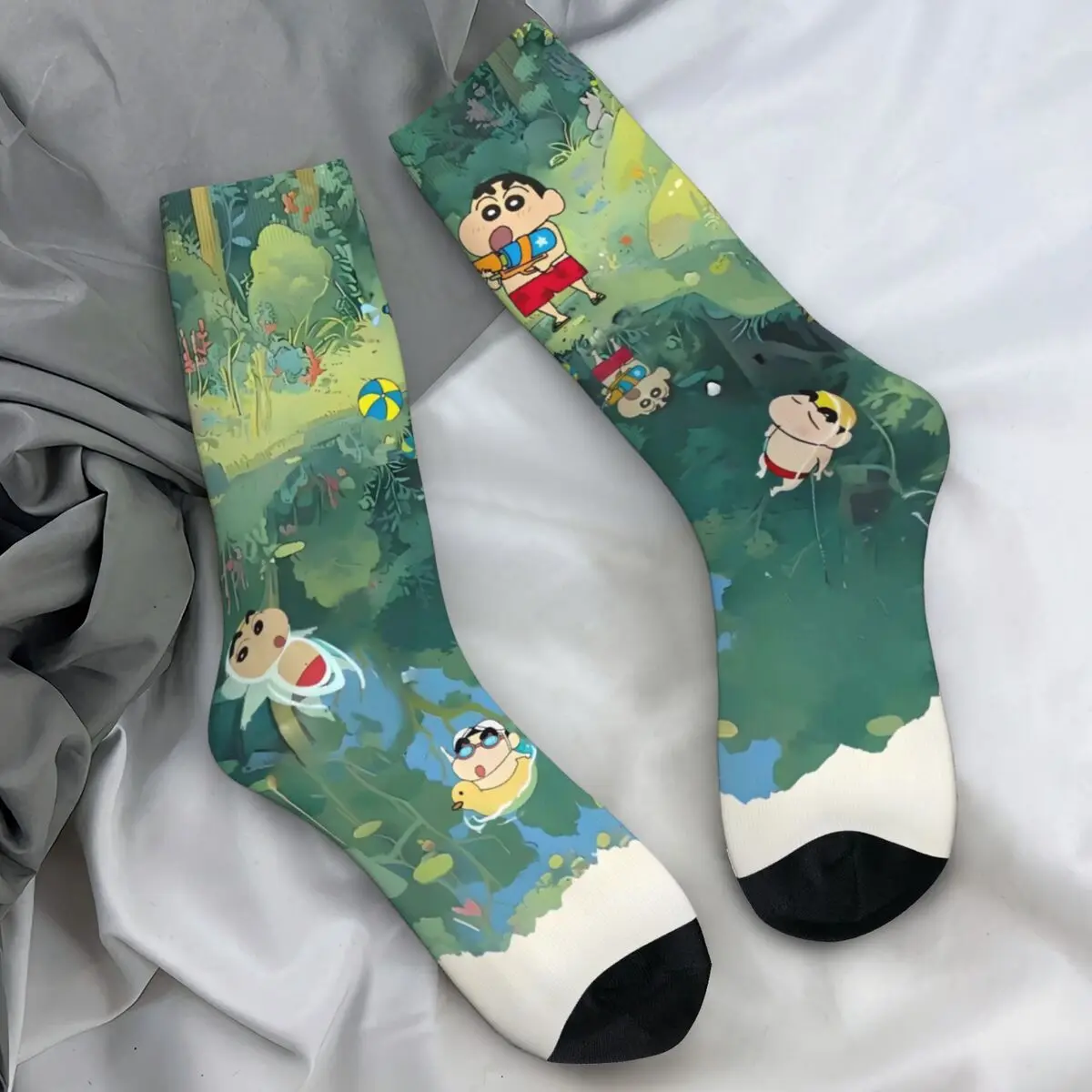 

Crayons Shin-chans Socks Leisure Stockings Autumn Anti Skid Men Socks High Quality Design Outdoor Socks
