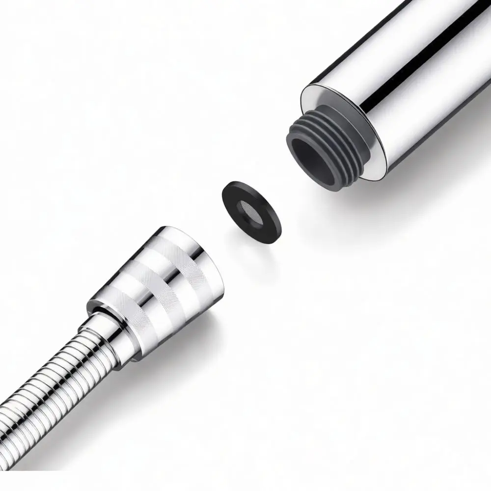 Handheld Shower Sprayer Large Flow Hole Nozzle Bathroom Accessory Household Water Heater Replacement Classic Rainfall