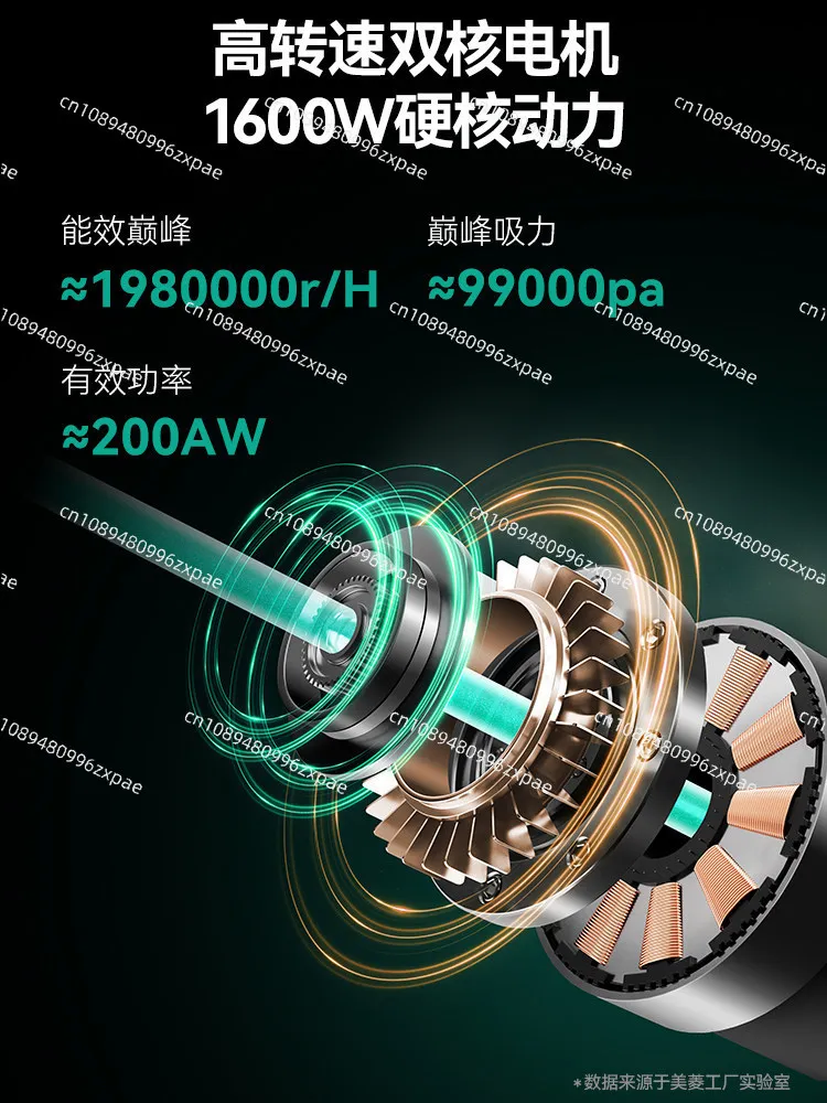 Industrial grade wet and dry vacuum cleaner, high-power seam decoration car wash commercial vacuum cleaner