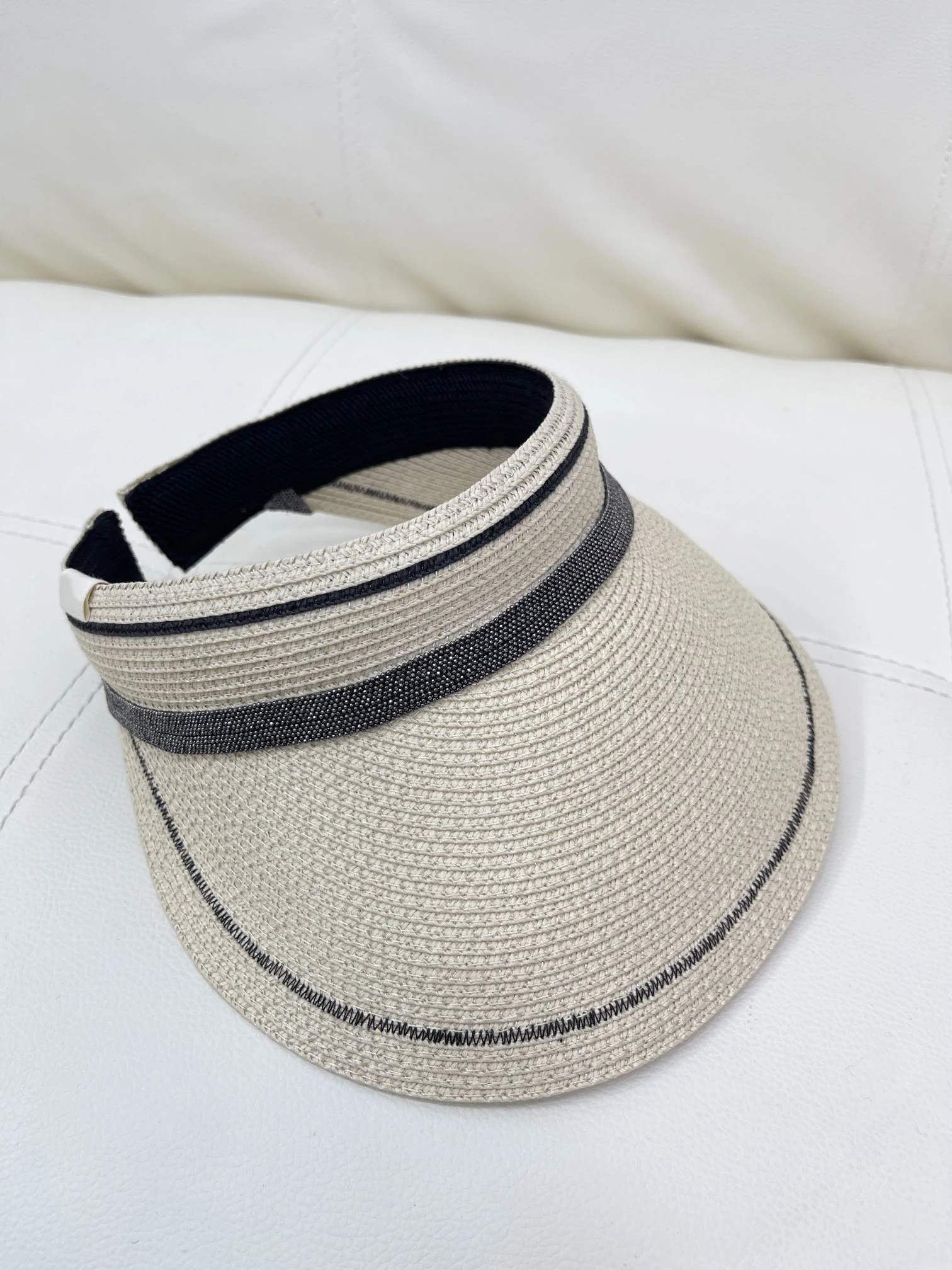 2024 Summer New High Quality Chain Sun Hat Women'S Summer Straw Hat