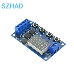 DC5-36V Dual MOS LED Digital Time Delay Relay Trigger Cycle Timer Delay Switch Circuit Board Timing Control Module DIY