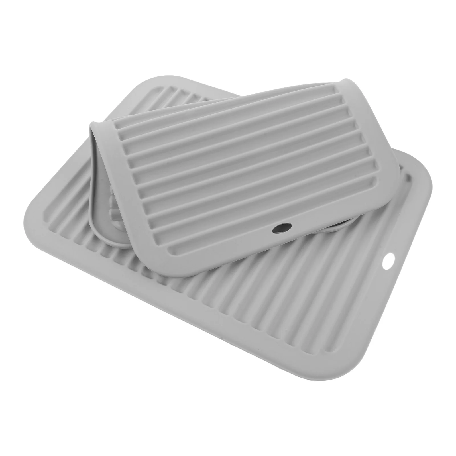 

2Pcs Heat Resistant Silicone Mats Non Slip Kitchen Counter Protector Hot Pots Pans Dishes Trivets Table Mat Silicone Dish Mat