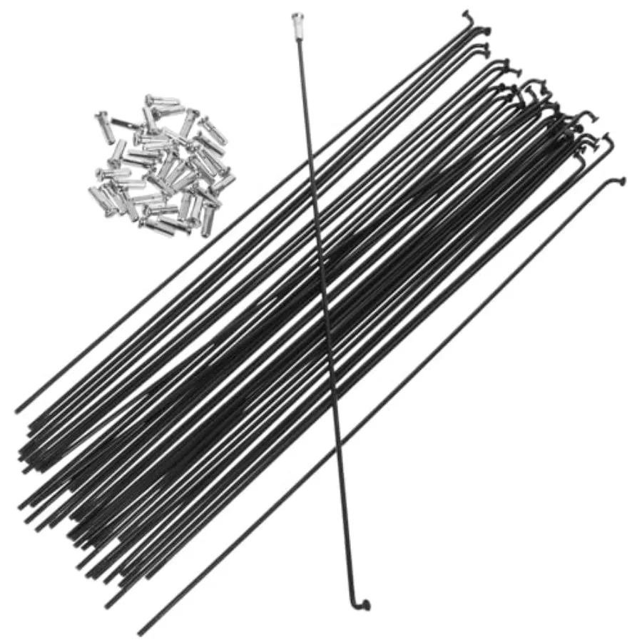 

36 комплектов спиц для велосипеда, стальные спицы 260 мм, спицы для 26-дюймового обода велосипеда, спицы и спицы для велосипедных аксессуаров, запчасти для велосипеда W