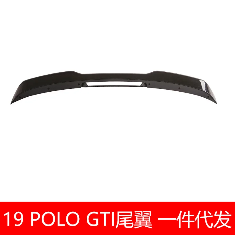

For 19 POLO GTI rear wing modification: Black electroplated hatchback for special use, cross-border exclusive supply, one-piece