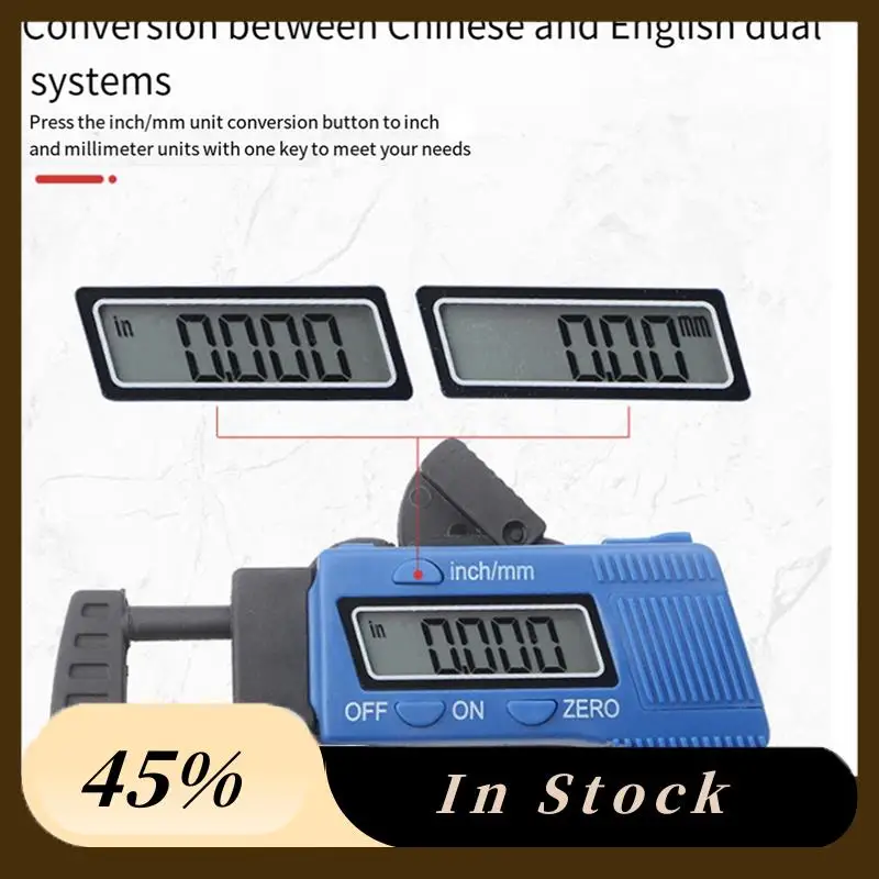 

The Precision Electronic Thickness Gauge Is Used To Measure The Thickness Of Paper, PU Leather, Metal Plate, Etc. Easy To Use
