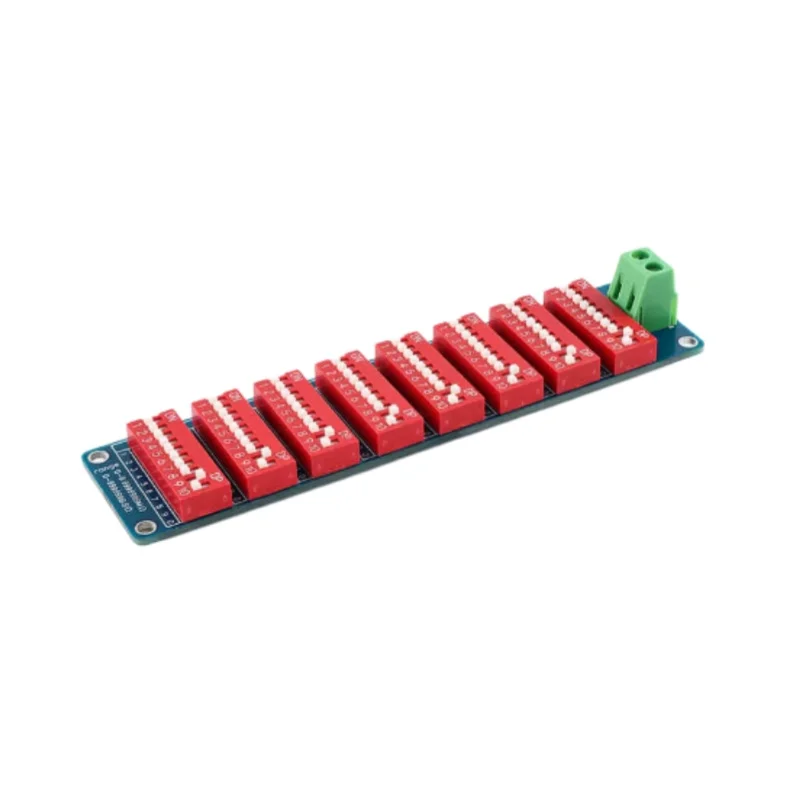 0.1Ω - 9999999 Ohm Programmable Resistor Board Module Eight-Segment 1% Accuracy Power 0.25W 8 Groups of DIP Switches Connect