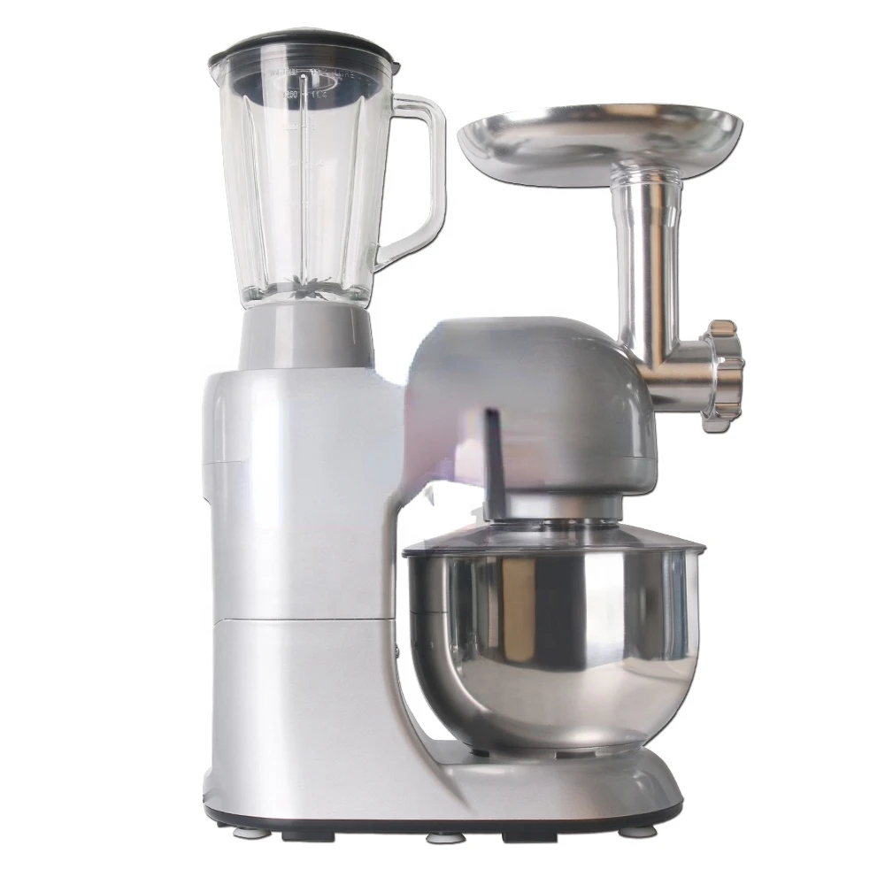 Mini Food Stand Dough Mixer 1000W 5-Litre Stainless Steel Bowl 6-Speed Tilt-Head Kitchen Appliance