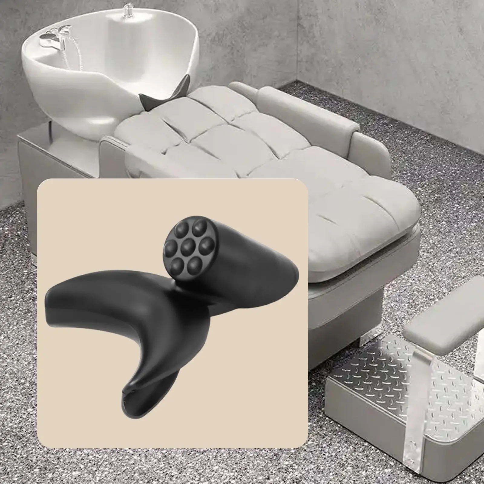 

Salon Bowl Neck Rest Shampoo Bowl Neck Rest Ergonomic Design Wash Basin Cushion Barber Accessories Hair Wash Neck Support